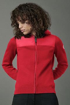 Ropa Canada Goose Mujer Outlet - WindBridge Sudadera Con Capucha Rojos JK6945327